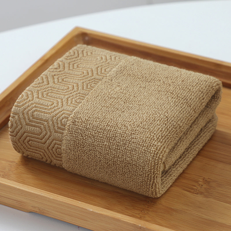 Soft Absorbent Bath Towel 55x27.6-inch Solid Thick Cotton Bathroom Towel