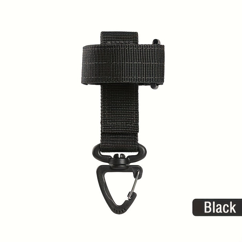 3pcs Nylon Webbing Buckle Sports Gloves Holder