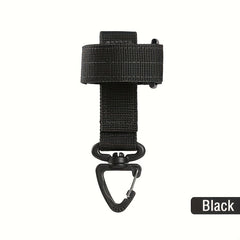 3pcs Nylon Webbing Buckle Sports Gloves Holder