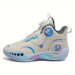 Boy's Rotating Buckle Basketball Shoes
