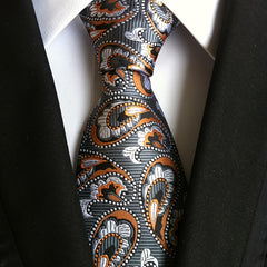 High Density Cashew Flower Men's Suit Tie