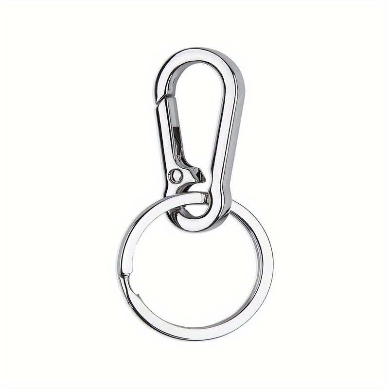 Heavy Duty Metal Keychain Holder for Belt Carabiner with Keyring Clips