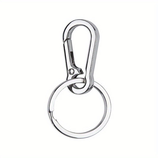Heavy Duty Metal Keychain Holder for Belt Carabiner with Keyring Clips