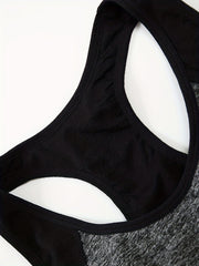 Racerback Wireless Sports Bra Running Tank Bra Women's Underwear