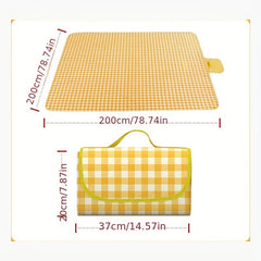 Extra Large Beach Mat 79 X 79 Inch Waterproof Sandproof Mat