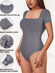 Square Neck Bodysuit Tummy Control Slim Body Shaper Women's Underwear
