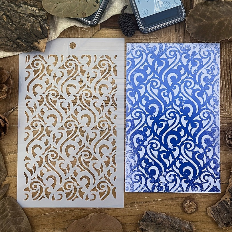 Retro Flowers Stencils DIY Art Stencils For Painting On Wood Canvas Paper Fabric