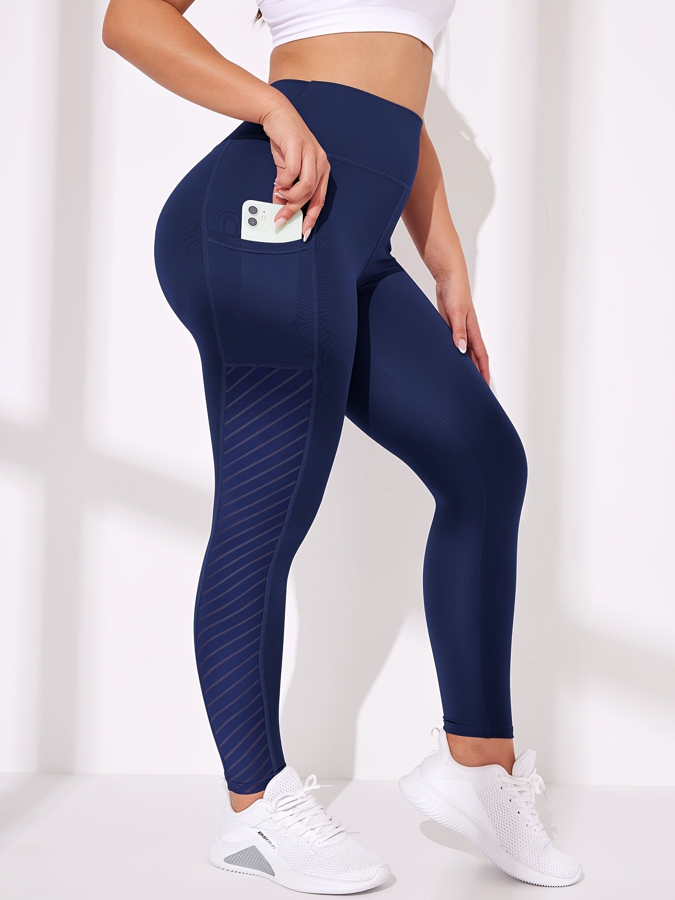High Waist Leggings with Pockets Tummy Control Yoga Pants