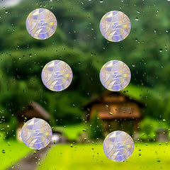 10pcs Halloween Circular Sun Catcher Window Stickers