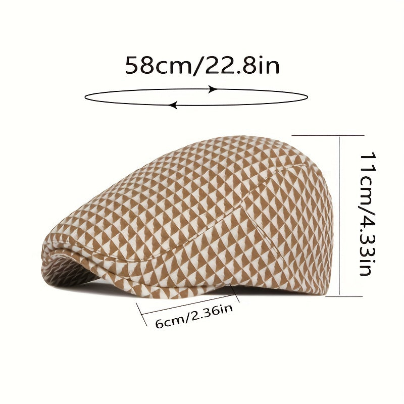 Casual Summer British Beret Breathable Hat for Men Women