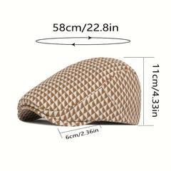 Casual Summer British Beret Breathable Hat for Men Women
