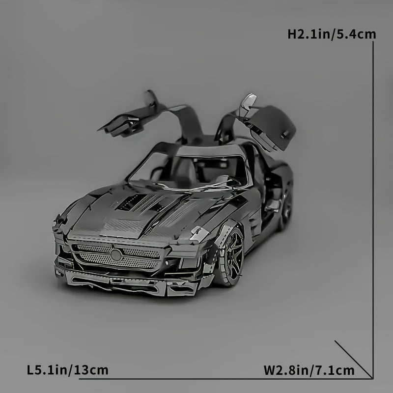Butterfly Wing Sports Car 3D Metal Puzzle DIY Assembly Model