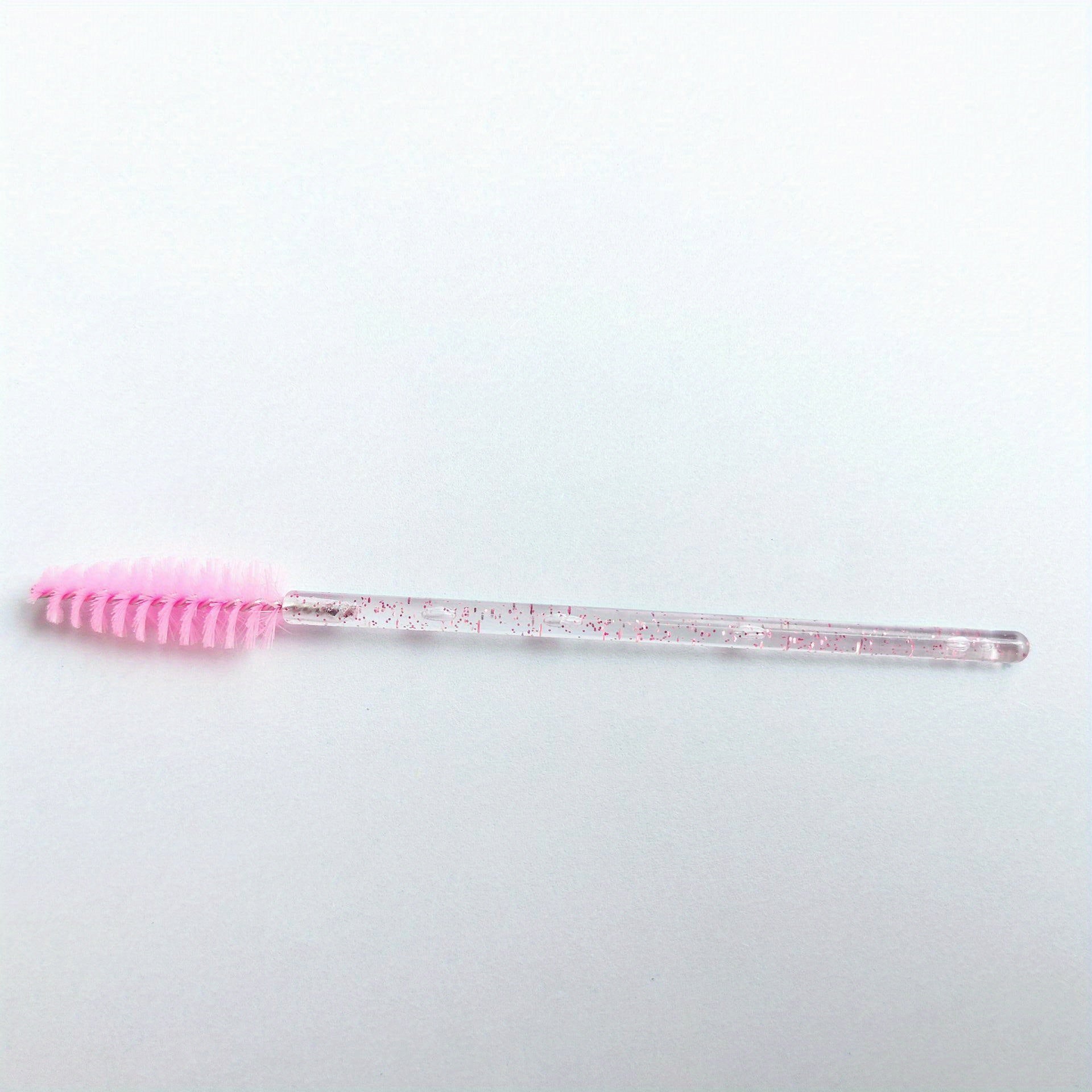 50pcs Crystal Eyelash Mascara Brushes for Daily Makeup and Eyebrow Grooming