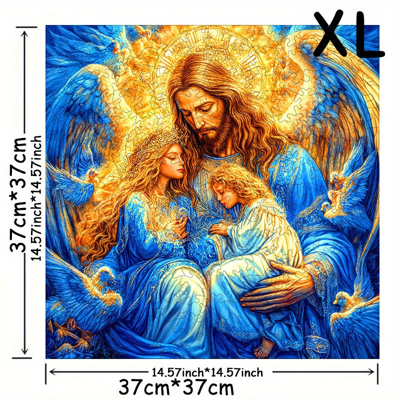 Hot Wooden Puzzle - Jesus and Angel - Ages 3+