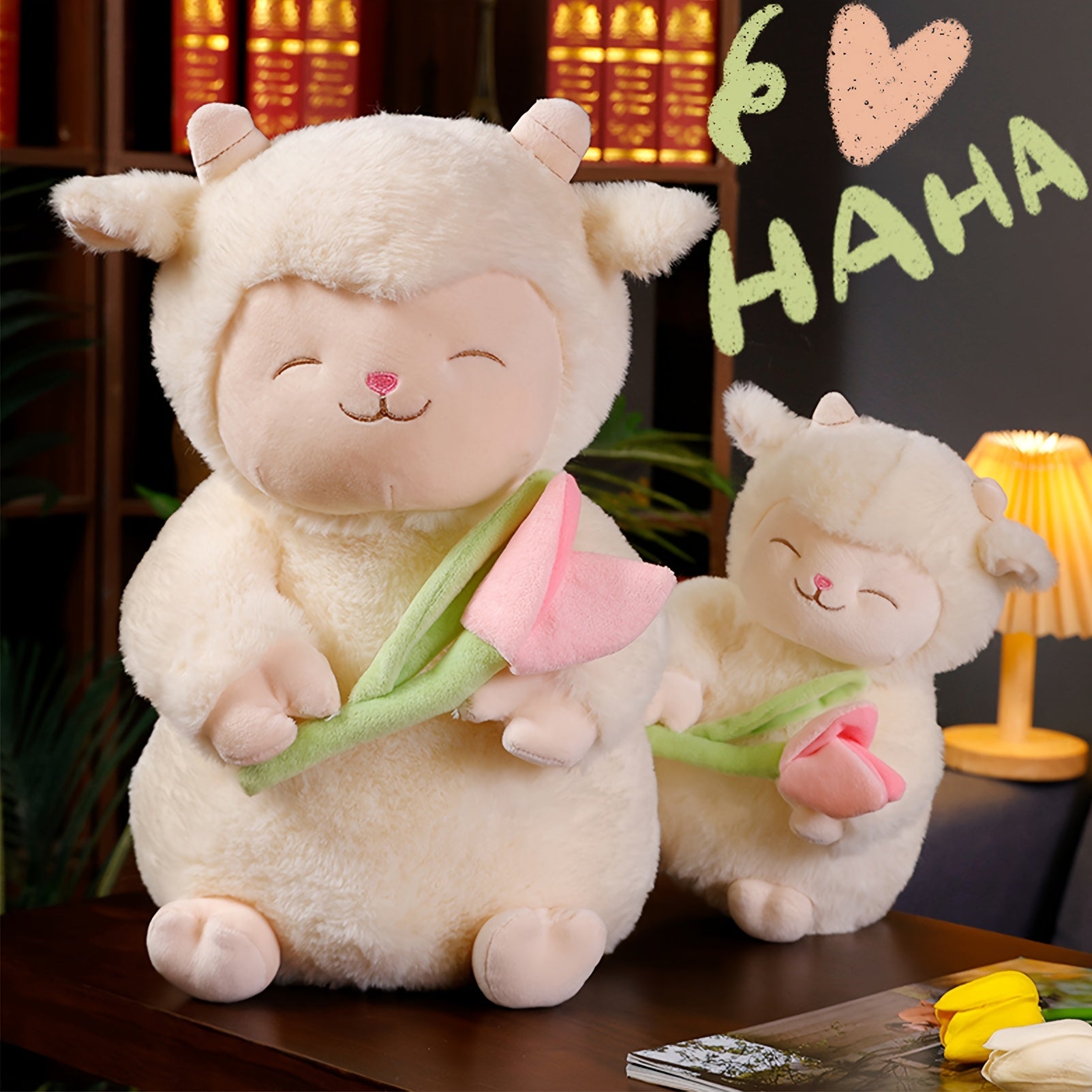 2 Size Tulip Wool Plush Toy Plush Sheep Buddy Plush Toy Lamb Toy Plush Lamb