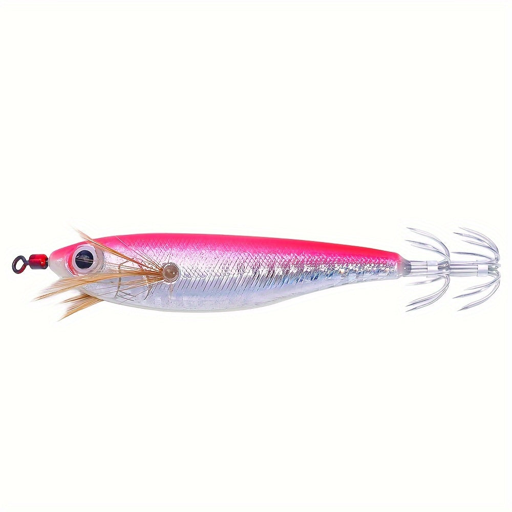 10 9 4g Horizontal Squid Jig Luminous Jigging Bait Sea Fishing Cuttlefish EGI