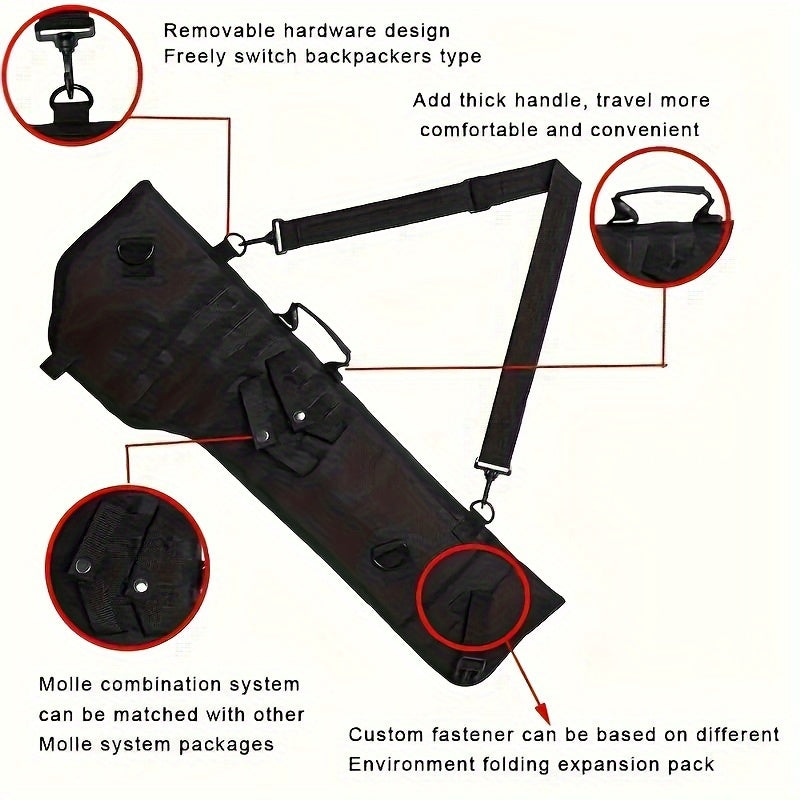 Outdoor Oxford Cloth Heavy Duty Storage Bag Large Capacity Molle Sling Bag