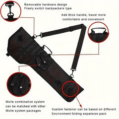 Outdoor Oxford Cloth Heavy Duty Storage Bag Large Capacity Molle Sling Bag