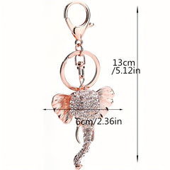 Elephant Charm Key Chain Cartoon Animal Car Key Pendant