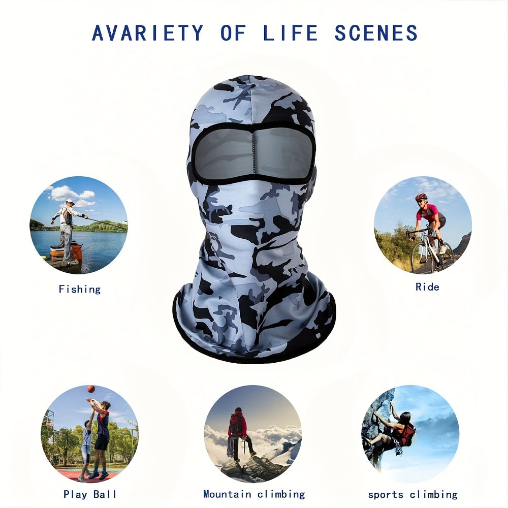 Summer Outdoor Sports Face Mask Windproof Dustproof UV Protector Neck Gaiter