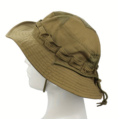 Tactical Camouflage Sunscreen Bucket Hat for Outdoor Activities