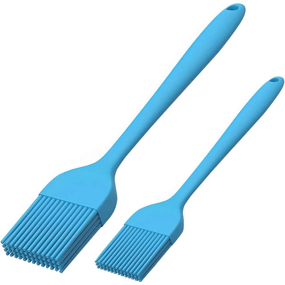 2 Piece Set High Temp Silicone Brush BBQ Tool