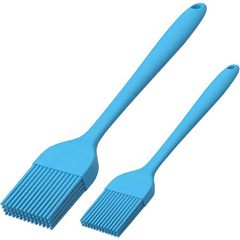 2 Piece Set High Temp Silicone Brush BBQ Tool