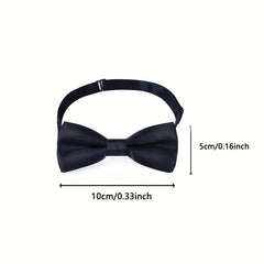 Solid Graduation Lead Tie Baby Performance Costume Accessories Bow Tie