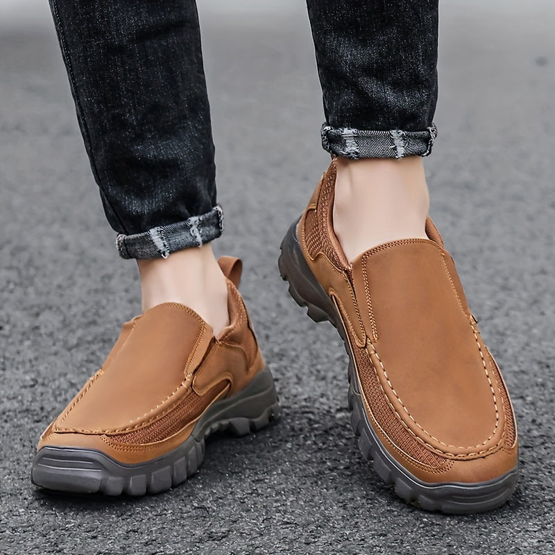 Men's Slip On Casual Shoes Breathable Wear Resistant for Traveling