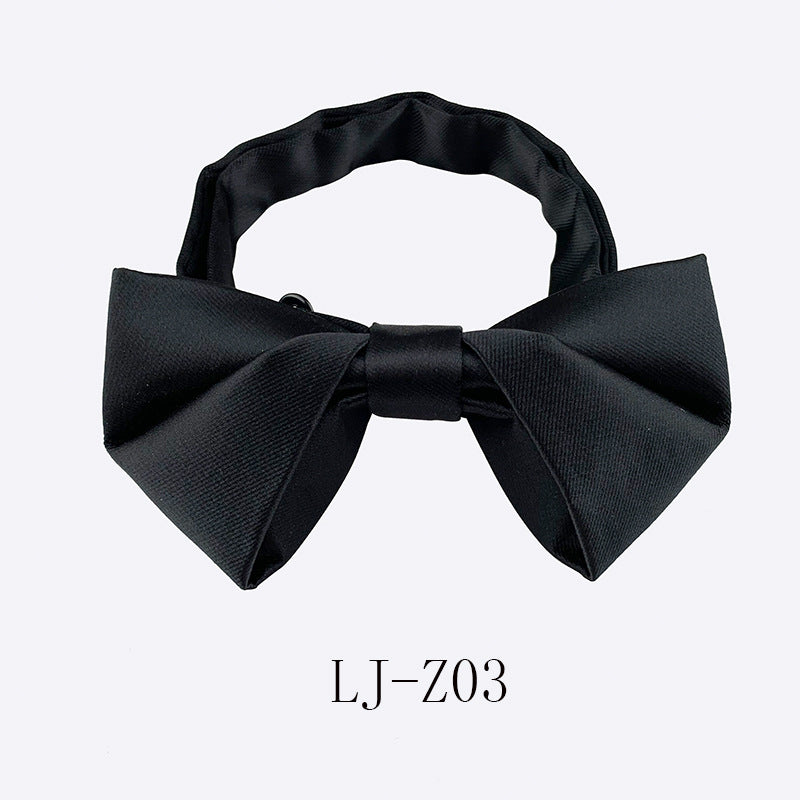 Bow Tie Dress Bow Knot Polyester Silk Yarn Wrinkle Resistant Fabric