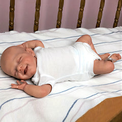 50 Cm Full Body Vinyl Reborn Dolls Realistic Smile Baby Dolls For Gift