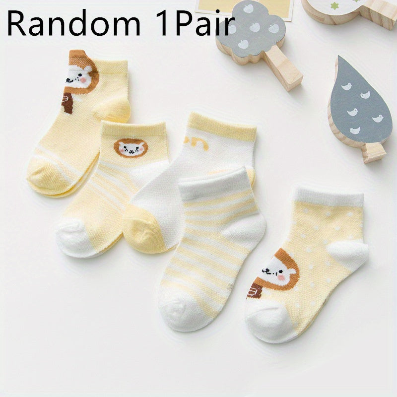 Baby Girls Cotton Mesh Ankle Socks 0-2 Years