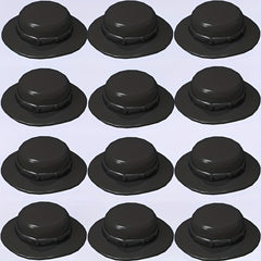 12pcs Mini Building Block Fisherman's hat Set DIY Dressing Toys