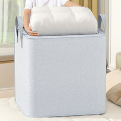 Large Capacity Felt Storage Bag With Handles Portable Clothes Storage Bag