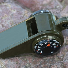 3-In-1 Emergency Whistle Compass Thermometer