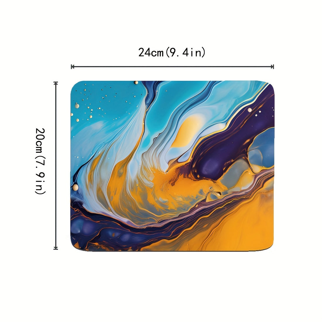 Fluid Painting Series Small Desktop Mouse Pad Office Home Computer Accessories