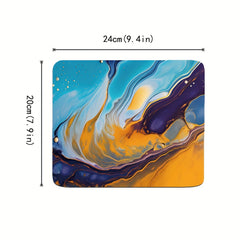 Fluid Painting Series Small Desktop Mouse Pad Office Home Computer Accessories