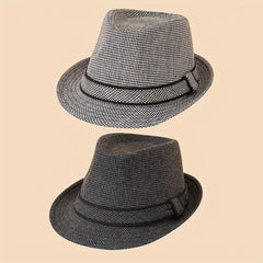 Four Seasons Usable Wide Brim Fedora Hat For Party Meeting