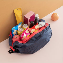 Large Capacity Foldable Grocery Bag Shoulder Bag Travel Storage Shopping Bag
