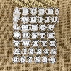 Metal Embossing Scissors Cutting Mold - Letter & Number Die DIY
