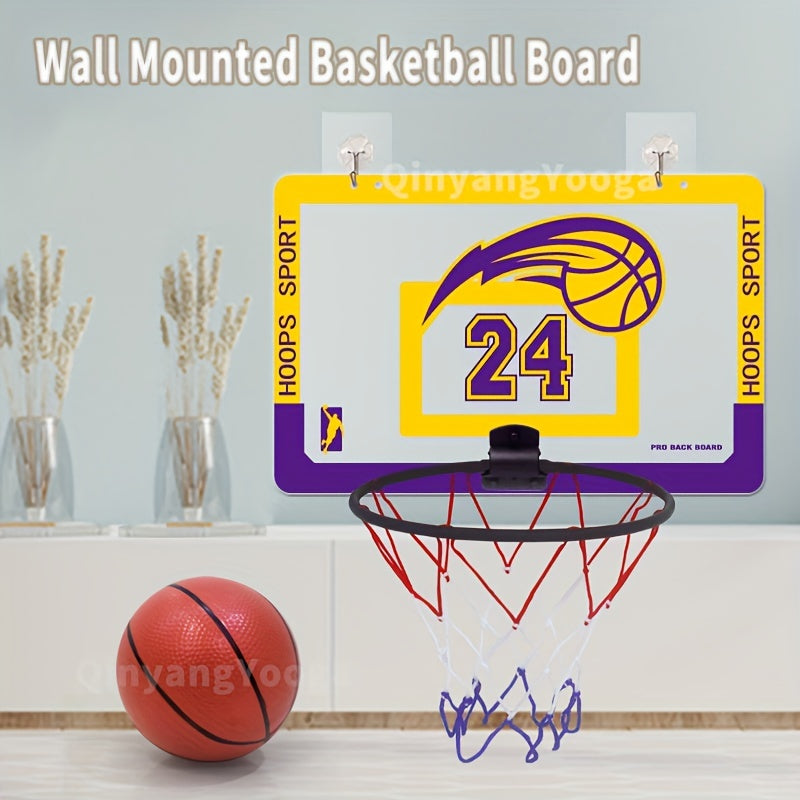 Wall Mounted Basketball Hoop for Training with Basketball Net
