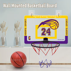 Wall Mounted Basketball Hoop for Training with Basketball Net