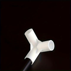 2pcs Plastic Right Angle Tee Joint 16MM - 90 Degree Plastic Tent Accessory