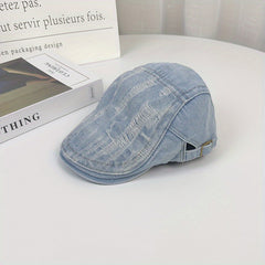 Old Duck Hat Short Brim Cowboy Beret Female Outdoor Summer Sun Shade Hat