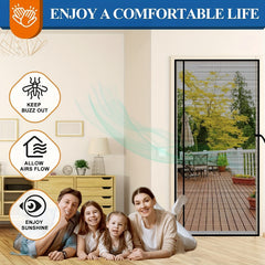 Magnetic Screen Door for Single Front Doors