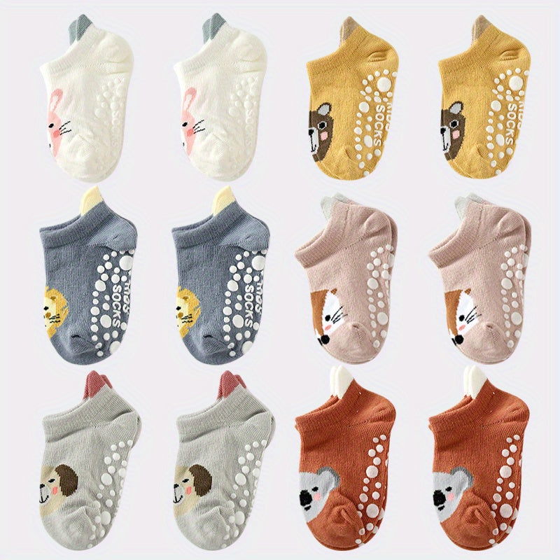 6pcs Adorable Cartoon Socks for Kids