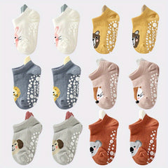 6pcs Adorable Cartoon Socks for Kids