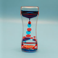 Liquid Hourglass for Adults Water Timer Fidget Relaxing Desk Decor Sensory Play