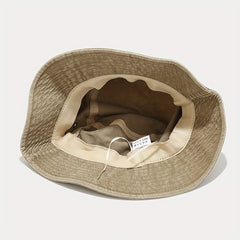 Sunshade Bucket Hat Love Pattern Embroidered Sun Hat