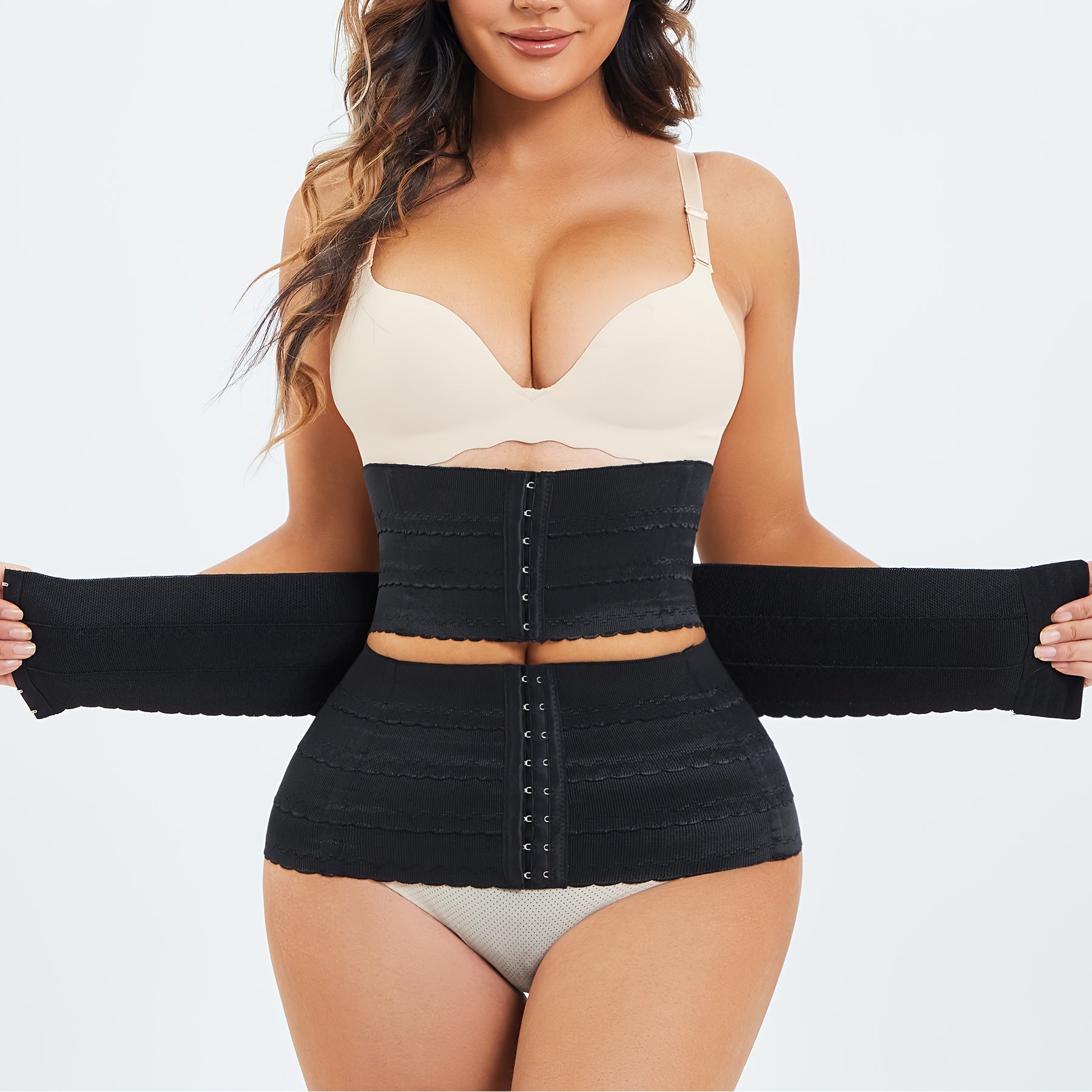 Front Buckle Tummy Control Slim Girdle Belt Cincher Women's Underwear